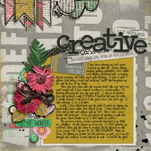 Creative - MOC4 - Day 8 - Journaling/One Word Challenge