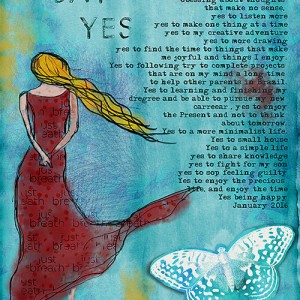 Art journal say yes