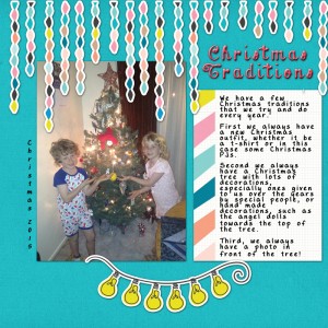 Christmas Traditions - MOC Day 3