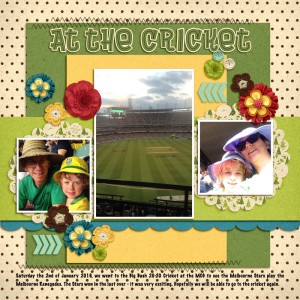At the Cricket - MOC Day 7