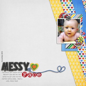 Messy Face - MOC day 11