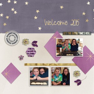 MOC Day #11 Scraplift Challenge -- Welcome 2015