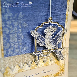 Hang in There (Hybrid card) close up