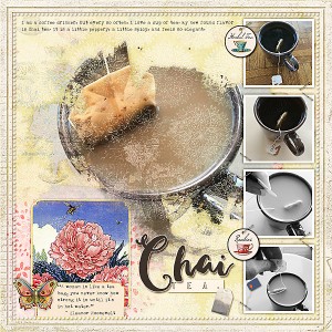 Chai Tea (MOC 16 Technique paint/mask photo)