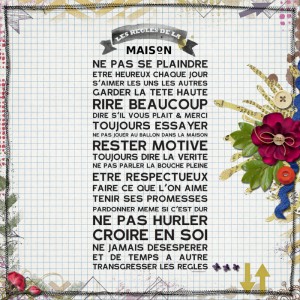 Rules of the house