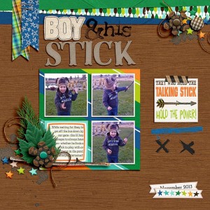 Boy & his Stick