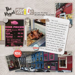 Oink and the Royal Mile