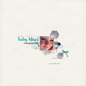 behind those baby blues