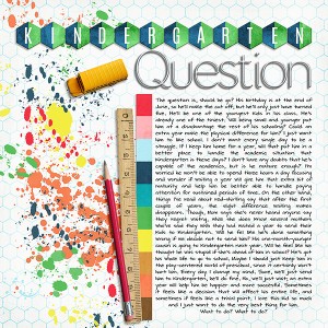Kindergarten-Question