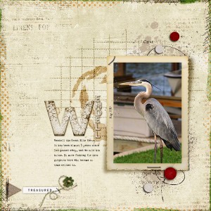 Wendell (our Great Blue Heron 5/2012) MOC day 24 redo inspiration