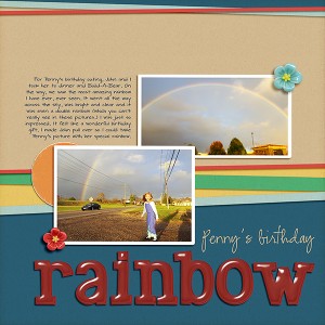 Penny's Birthday Rainbow