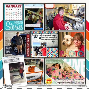 2016 Project Life Week 2 Left Side