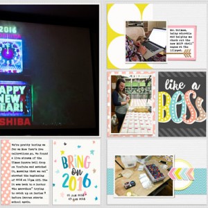 Project Life 2016 - January 1 - 3