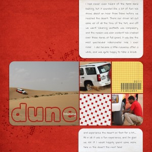 Dune bashing