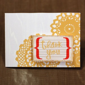 Thank You card