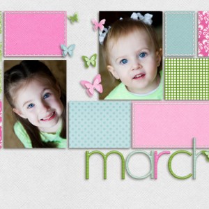 March Calander Topper