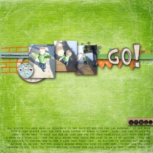 I Can Go!{April Scraplift Challenge}