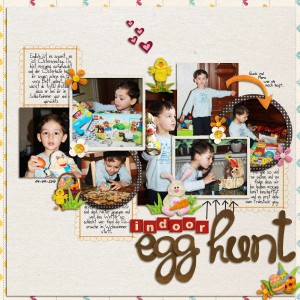 indoor egg hunt