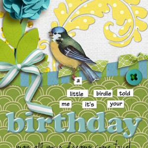 Spring birthday card