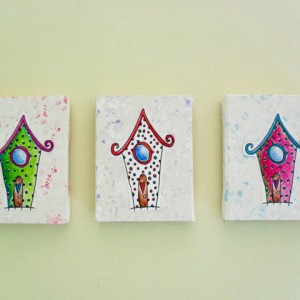 house on canvas
