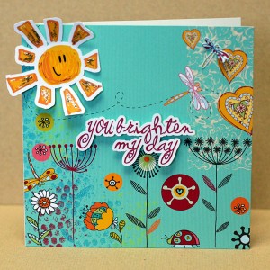 You Brighten My Day card