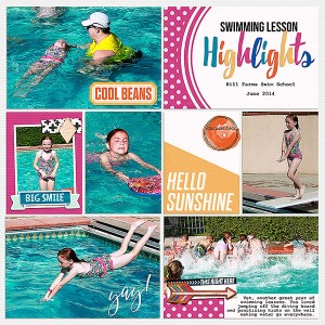 swimming lesson highlights