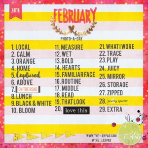 February 2016: Photo-a-Day