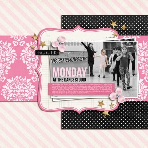 Monday at the dance studio