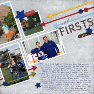 a year of firsts