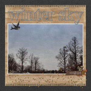 Right Now - Winter Sky