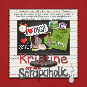 I'm a Scrapoholic