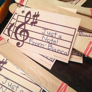 Just a Note Valentine Day Card