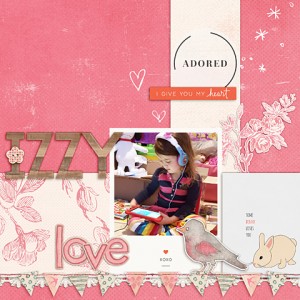 Izzy (Memory Motivators paperlift challenge)