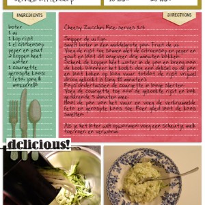 Recipe - Cheesy Zucchini Rice