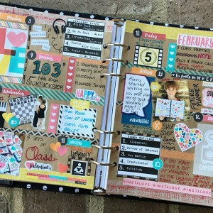 February 8-14th Memory Planner Spread