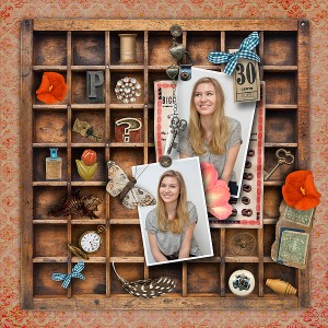 My  treasures shadow box