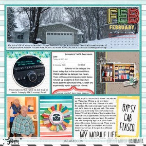 2016 Project Life: Week 6 (Left Side)