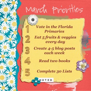 30 Lists March 2016 - List 2