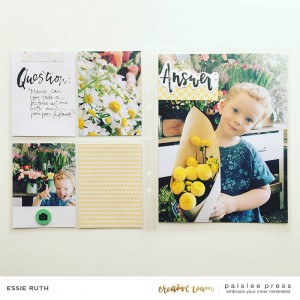 Let's Talk About layout by Essie Ruth