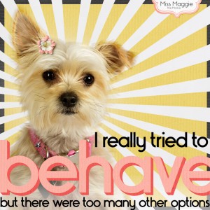 I Tried To Behave (Style Challenge March 2016)