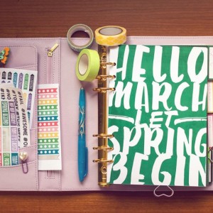 planner page march