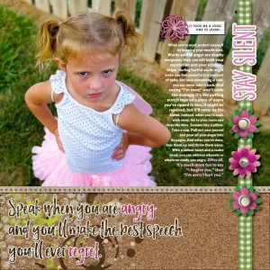 Stay Silent (Journaling Challenge March 2016)