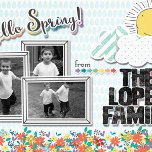 Hello spring card