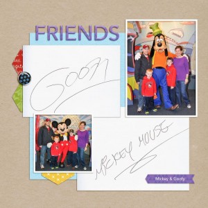 Disney Characters: Mickey & Goofy