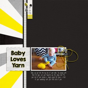 Baby Loves Yarn