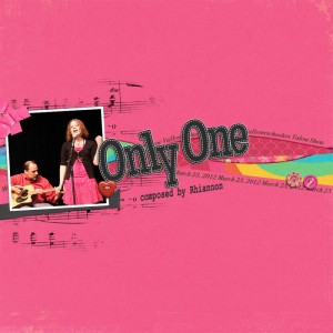 April MIS - Only One: Composed by Rhiannon