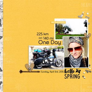 225 km (140 miles) 1 Day