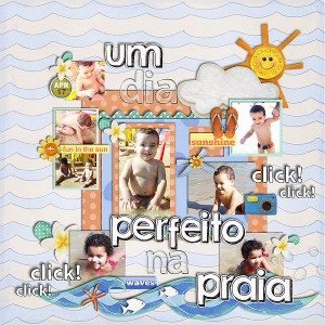 [perfect day at the beach]