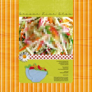 Sesame Lime Slaw