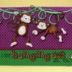 I Love Hanging Out With You card